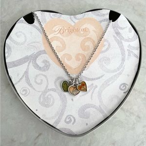 Brighton three heart necklace